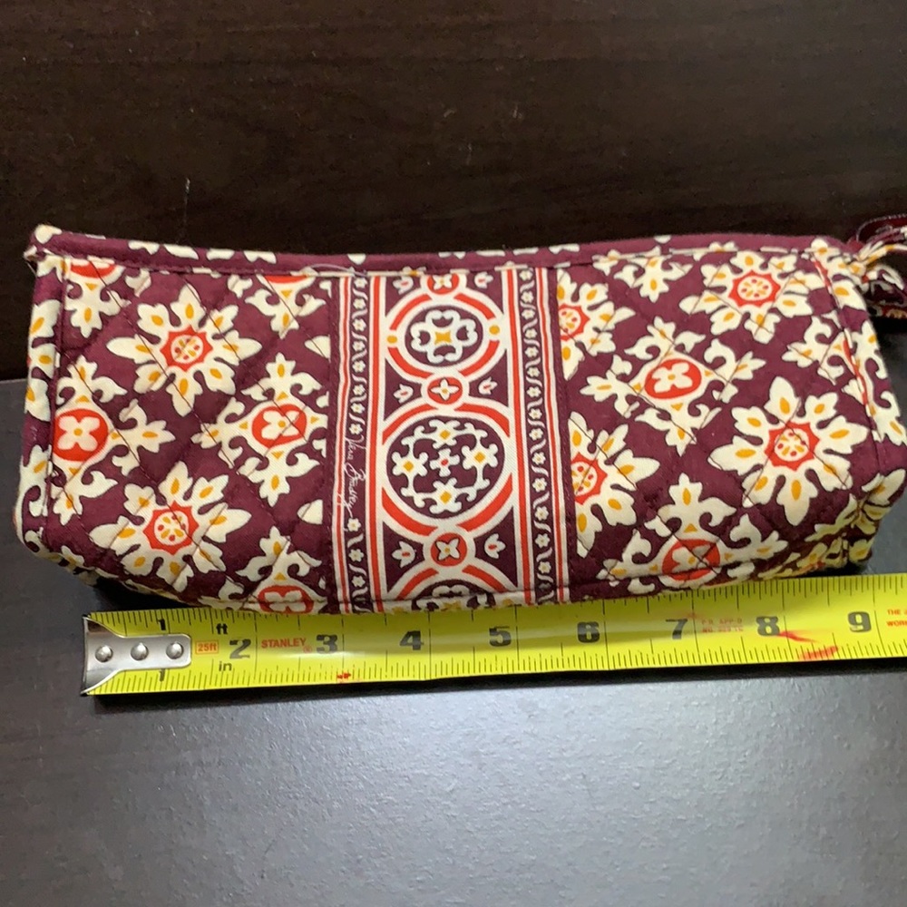 Vera Bradley BLUSH & BRUSH MAKEUP CASE travel medium cosmetic bag - Picture 6 of 7